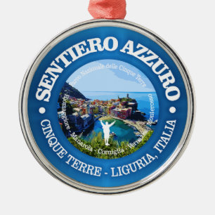 Sentiero Azzuro (rd) Metal Tree Decoration