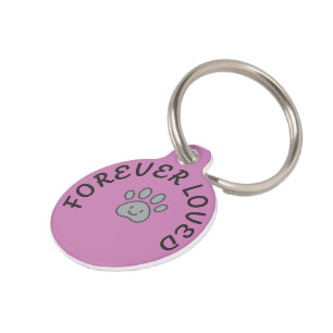 Sentimental Custom Pet ID Tag – “Forever Loved”