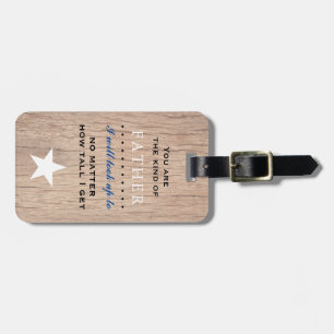 Sentimental Father's Birthday Gift Luggage Tag