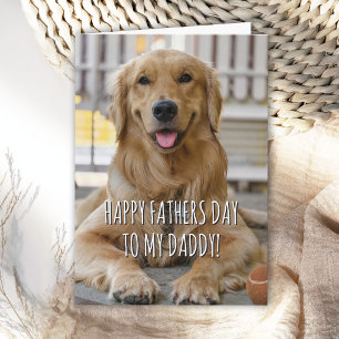 Sentimental Father's Day Message from the Dog  Card