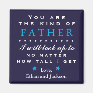 Sentimental Father's Day or Birthday Magnet