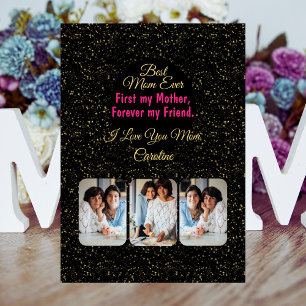 Sentimental Keepsake Modern Photo Mothers Day Card