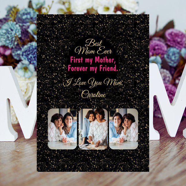 Sentimental Keepsake Modern Photo Mothers Day Card (Creator Uploaded)