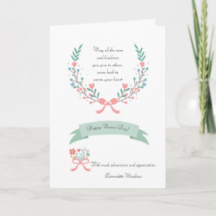 Sentimental Nurses Day Thank You Card