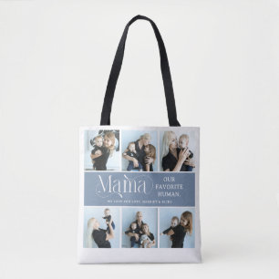 Sentimental Photo Collage Mama Keepsake Tote Bag