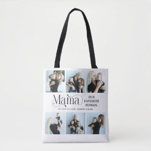 Sentimental Photo Collage Mama Keepsake Tote Bag