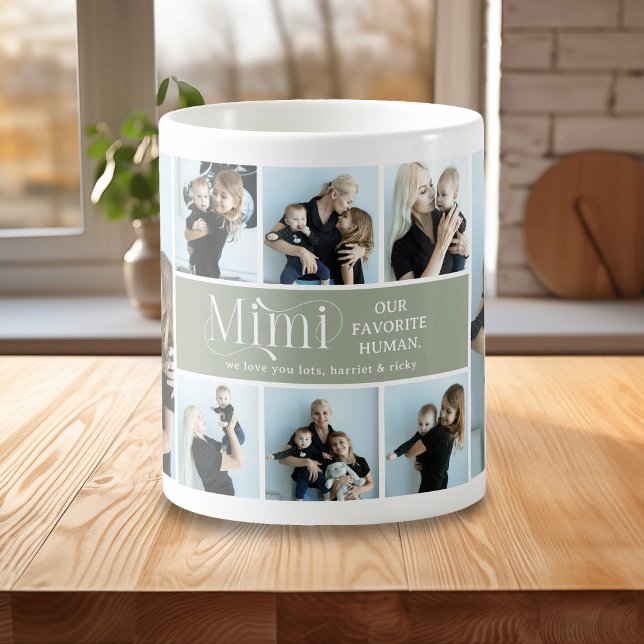 Sentimental Photo Collage Mimi Keepsake Coffee Mug (Creator Uploaded)