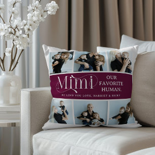 Sentimental Photo Collage Mimi Keepsake Cushion