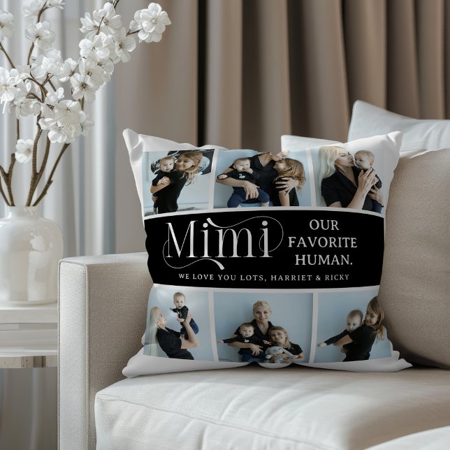 Sentimental Photo Collage Mimi Keepsake  Cushion (Creator Uploaded)
