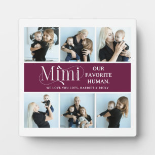 Sentimental Photo Collage Mimi Keepsake  Plaque