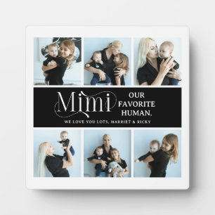Sentimental Photo Collage Mimi Keepsake Plaque