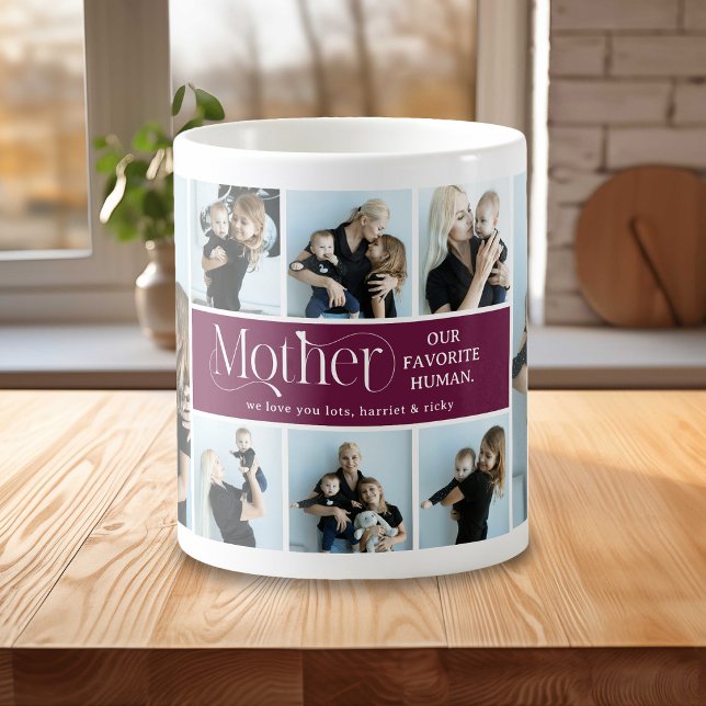 Sentimental Photo Collage Mother Keepsake Coffee Mug (Creator Uploaded)
