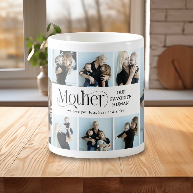 Sentimental Photo Collage Mother Keepsake Coffee Mug (Creator Uploaded)