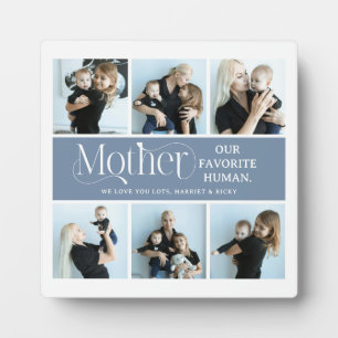 Sentimental Photo Collage Mum Keepsake Plaque