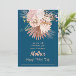 Sentimental Rustic Floral Mother's Day Card