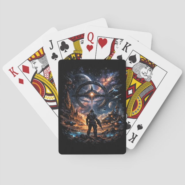 Sentinel of the Star Gate Playing Cards (Back)