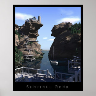 Sentinel Rock Poster