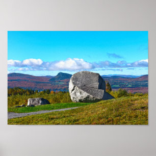 Sentinel Rock, Westmore, Vermont Poster