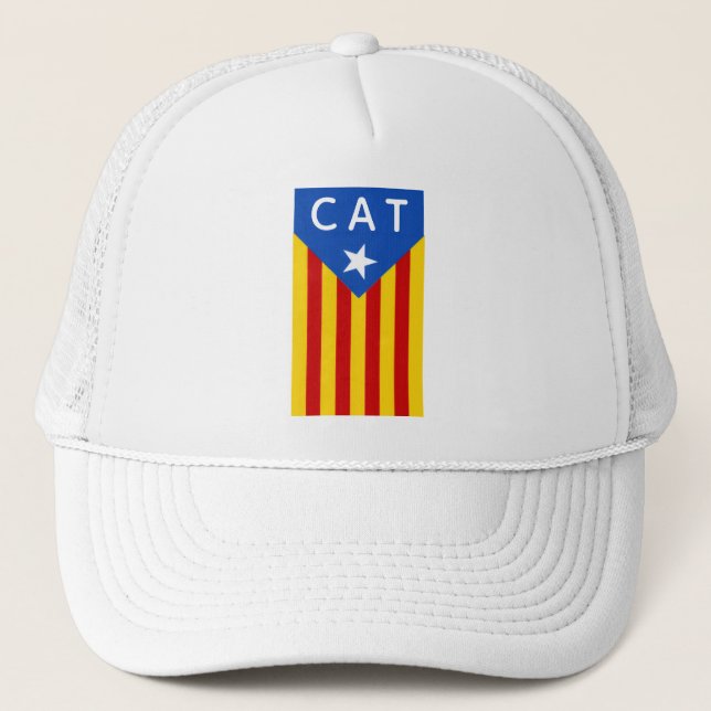 Senyera Estelada Trucker Hat (Front)