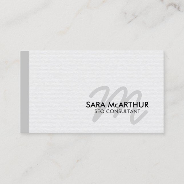 SEO Consultant Internet Business Card (Front)