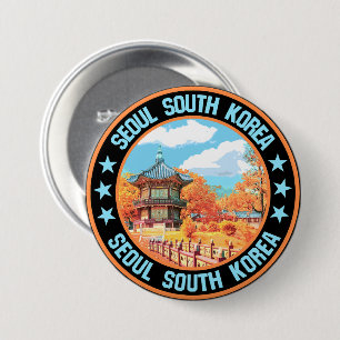 Seoul                                              7.5 cm round badge