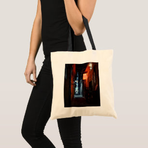Seoul Alley Neon Sign Korea Canvas Tote Bag