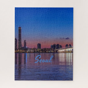 Seoul Capital of South Korea City Skyline Jigsaw Puzzle