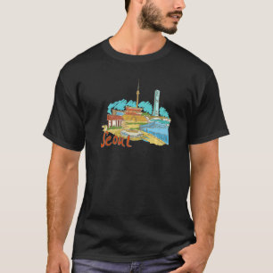 Seoul City Korea souvenir for men women T-Shirt