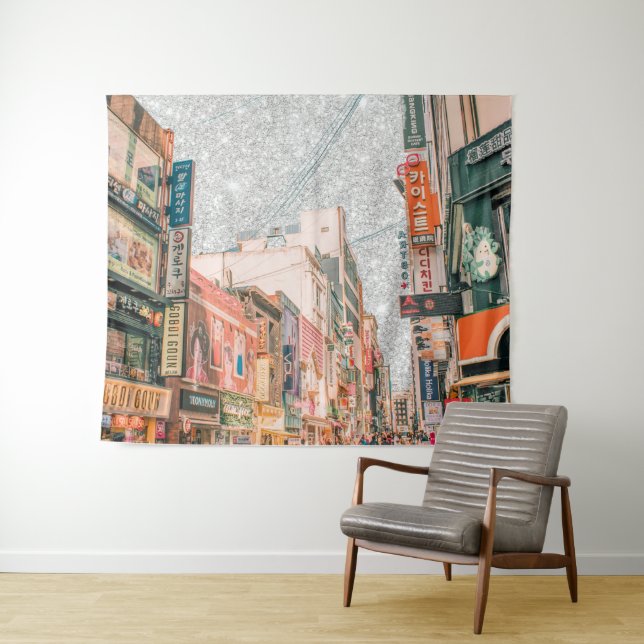 Seoul Daylight Tapestry (In Situ (Horizontal))