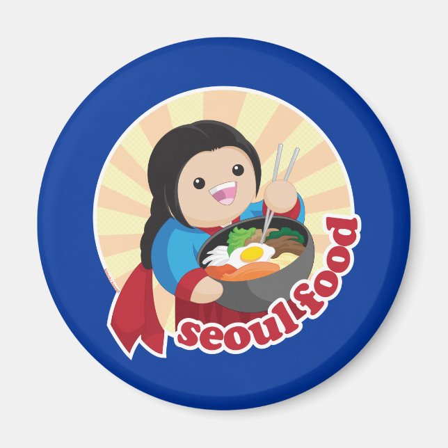 Seoul Food Magnet (Front)