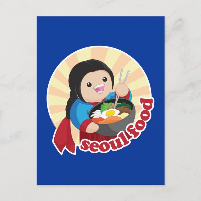 Seoul Food Postcard (Front)