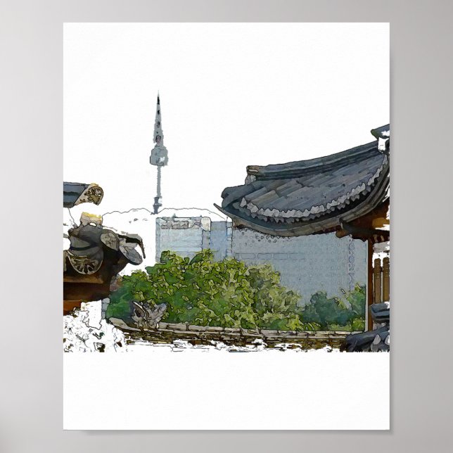 Seoul in Korea & culture  Poster (Front)