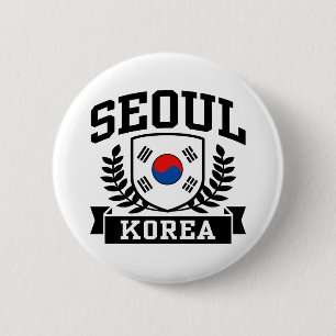 Seoul Korea 6 Cm Round Badge