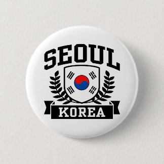 Seoul Korea 6 Cm Round Badge