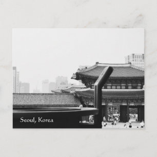 seoul korea photography postcard