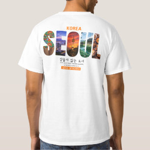 Seoul Korea Vintage Travel Graphic T-Shirt