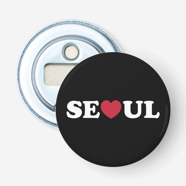 Seoul Love Heart Bottle Opener (Front)