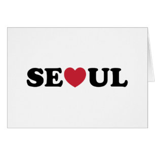 Seoul Love Heart Card