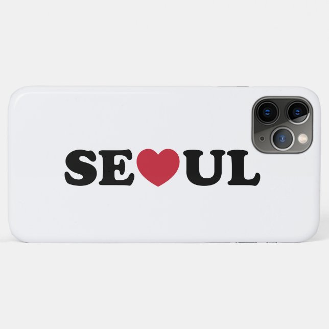 Seoul Love Heart Case-Mate iPhone Case (Back (Horizontal))