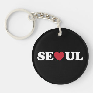 Seoul Love Heart Key Ring