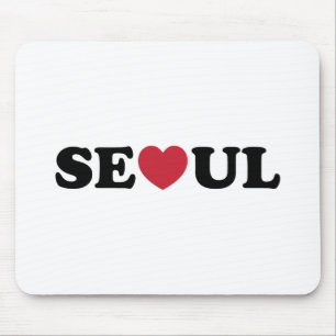 Seoul Love Heart Mouse Mat