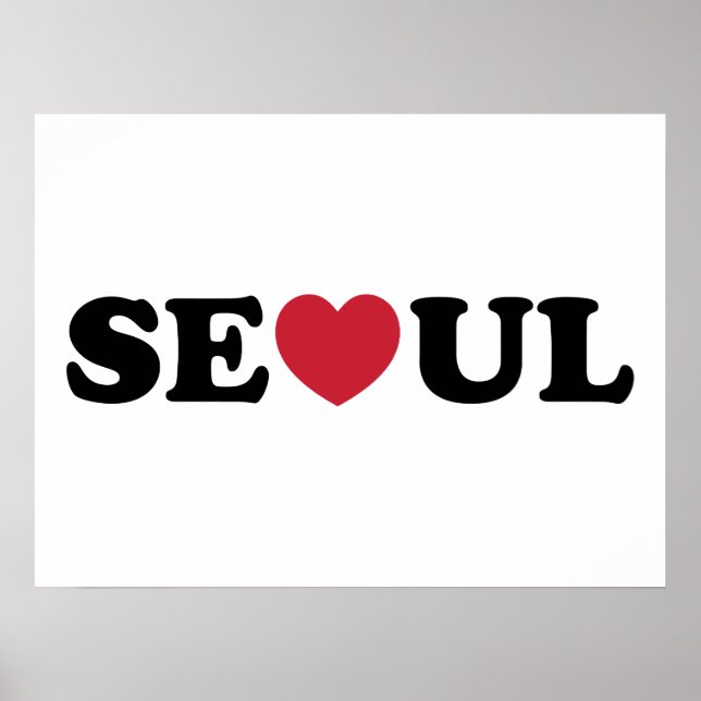 Seoul Love Heart Poster (Front)