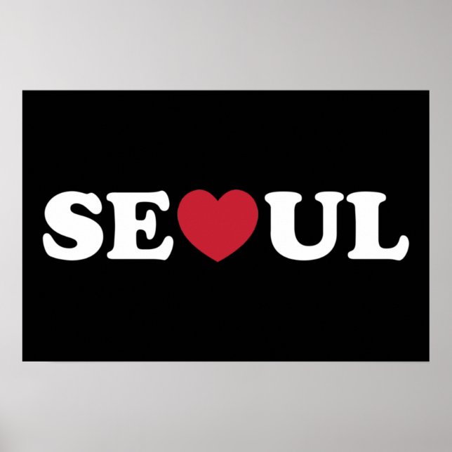 Seoul Love Heart Poster (Front)