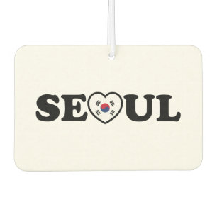 Seoul Love Heart Taegeukgi Flag Car Air Freshener