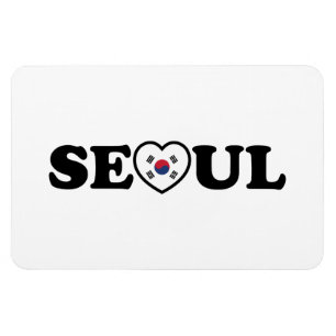 Seoul Love Heart Taegeukgi Flag Magnet