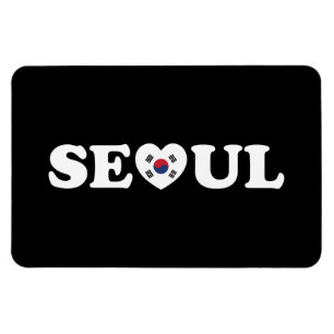Seoul Love Heart Taegeukgi Flag Magnet