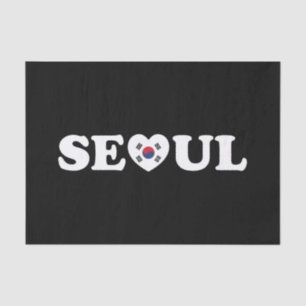 Seoul Love Heart Taegeukgi Flag Tissue Paper