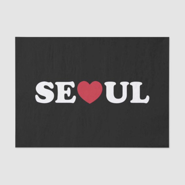 Seoul Love Heart Tissue Paper (Front)