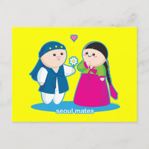 Seoul Mates Postcard