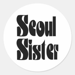 Seoul Sister Classic Round Sticker